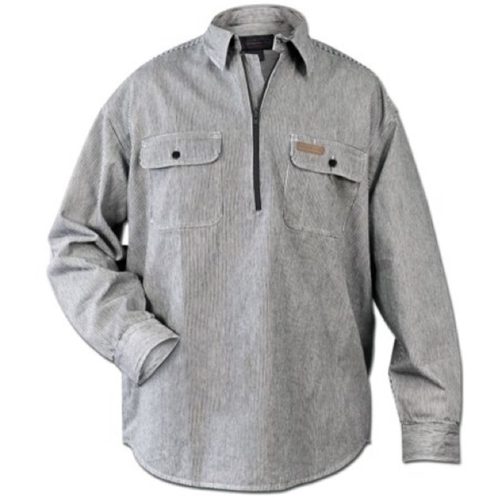 Carhartt Men’s Hickory Stripe Shirt Denim